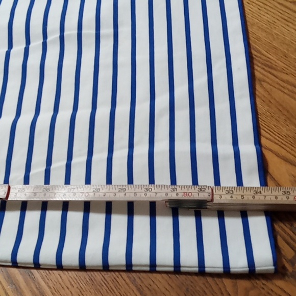 J. CREW Women Dress XS Navy Blue White Sleeveless Used Preowned Casual Work - Picture 3 of 6